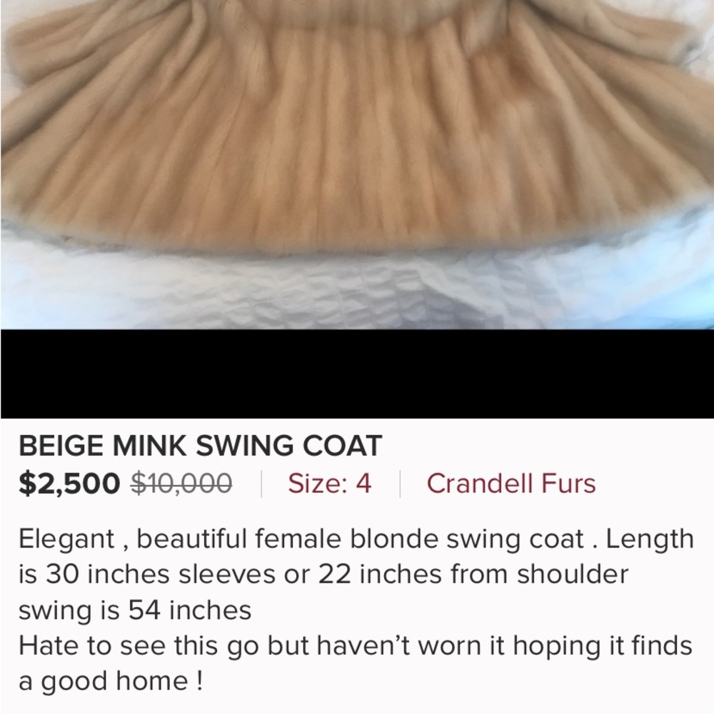 Mob -Wife ecstatic Vintage Blond swing Mink !